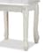Baxton Studio Sophia French White Finished Wood 2-Drawer Nightstand 165-10693 - alternate 2